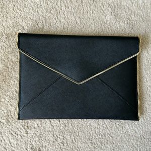 Rebecca Minkoff Black Envelope Clutch